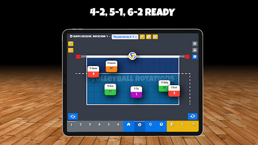Captura de pantalla de Volleyball Rotations