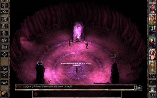 Captura de pantalla de Baldur's Gate II