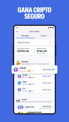 Captura de pantalla de Cartera Bitcoin, Cripto y DeFi