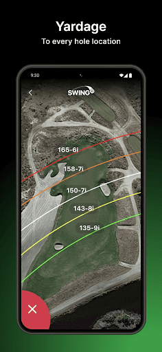 Captura de pantalla de Golf GPS SwingU