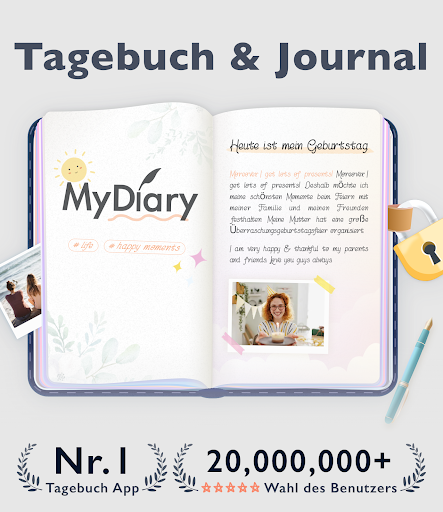 My Diary, Journal Tagebuch app Screenshot