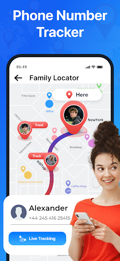 Mobile Number Locator App screenshot