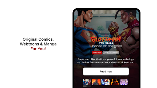 Captura de pantalla de Zebra Comics: Webtoons & Manga