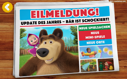 Mascha und der Bär: Tamagotchi Screenshot