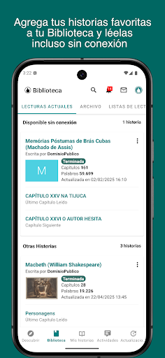 Captura de pantalla de Spirit Fanfics y Historias