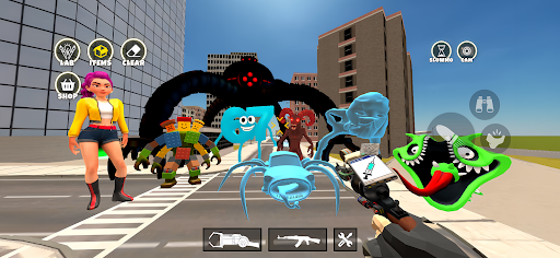 Captura de pantalla de Nextbots In Playground mod