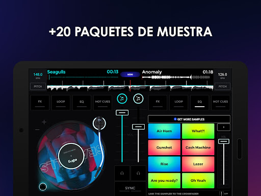Captura de pantalla de edjing Mix Mezclador Música DJ