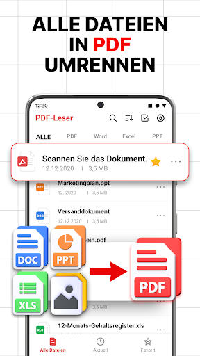 PDF Reader - PDF Converter Screenshot