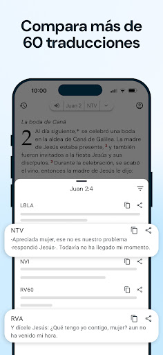 Captura de pantalla de Biblia para la Vida