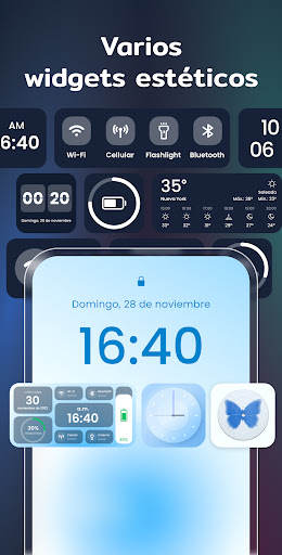 Captura de pantalla de Widgets y Temas: iWidgets