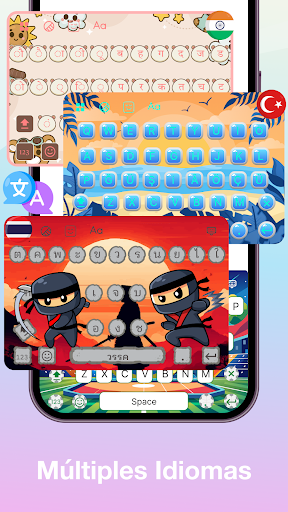 Captura de pantalla de Teclado Emoji: fuentes y temas