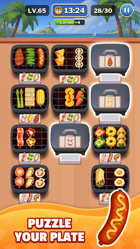 Grill Match - Food Sort Puzzle screenshot