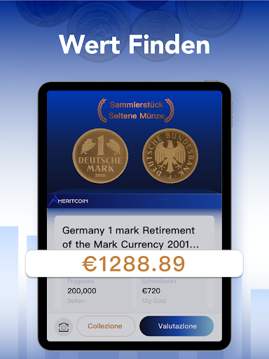 HeritCoin: Münzwert erkennen Screenshot