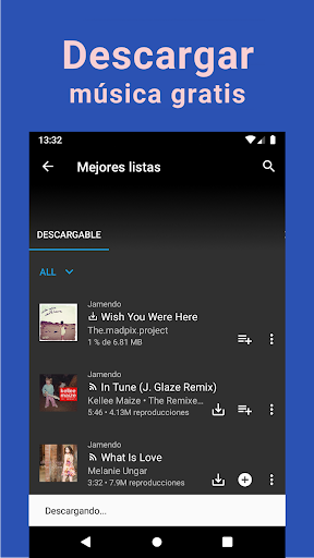 Captura de pantalla de Descarga música ilimitada, MP3