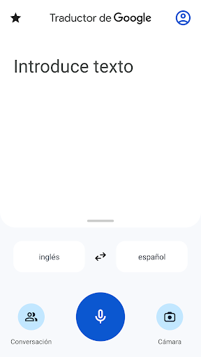 Captura de pantalla de Traductor de Google