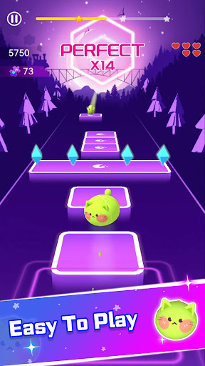 Captura de pantalla de Music Hop: EDM Rush