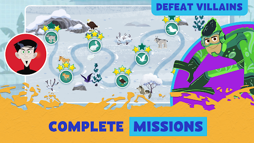 Captura de pantalla de Wild Kratts Rescue Run