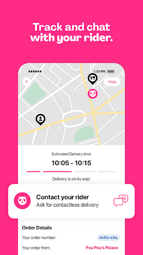 Captura de pantalla de foodpanda: food & groceries