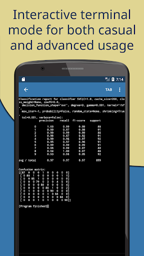 Captura de pantalla de Pydroid 3 - IDE for Python 3