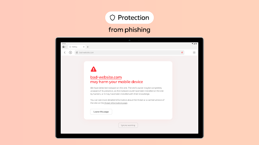 Captura de pantalla de Yandex Browser