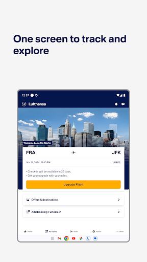 Captura de pantalla de Lufthansa
