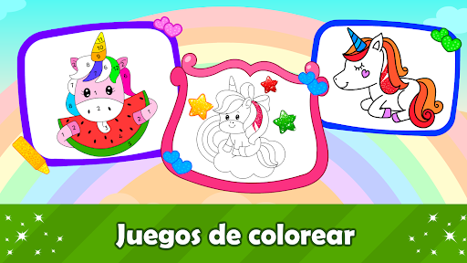 Captura de pantalla de Juegos unicornio de 2-4 años