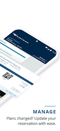 Captura de pantalla de Amtrak