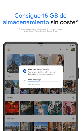 Captura de pantalla de Google Fotos