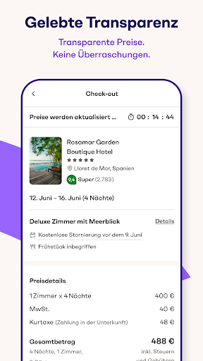 Vio: Hotel- & Reiseangebote Screenshot
