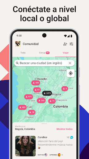 Captura de pantalla de Tandem: Intercambio de idiomas