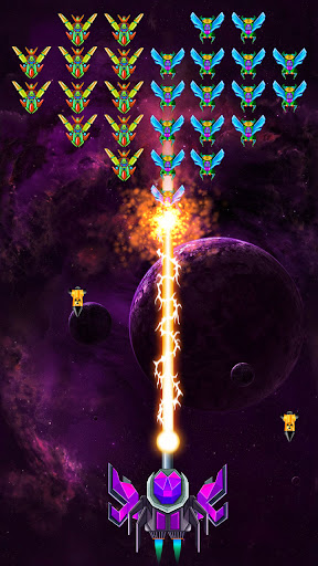 Galaxy Attack Flugzeugspiel Screenshot