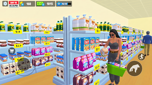 Captura de pantalla de juego de tienda supermercado