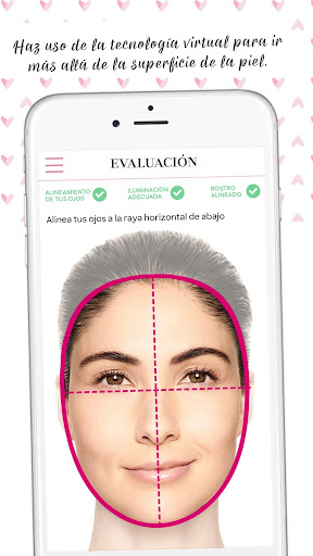 Captura de pantalla de Mary Kay® Analizador de piel