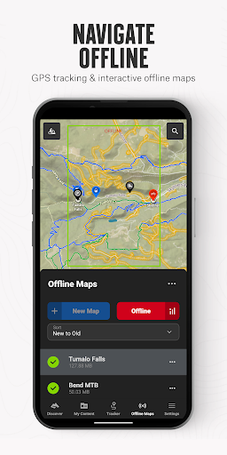 Captura de pantalla de onX Backcountry Trail Maps GPS