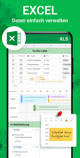 Alle Dokumente Leser: PDF, XLS Screenshot