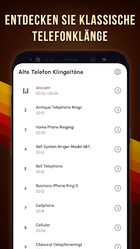 Alte Telefon Klingeltöne Screenshot
