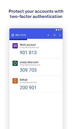 Okta Verify screenshot