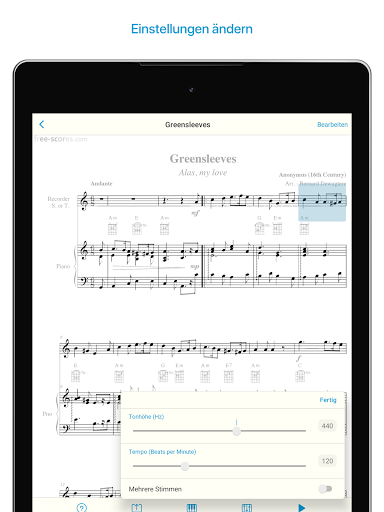 Musik Noten Scanner, Leser app Screenshot
