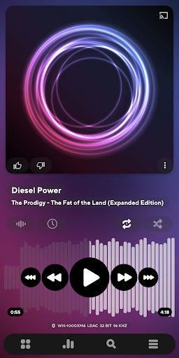 Captura de pantalla de Poweramp