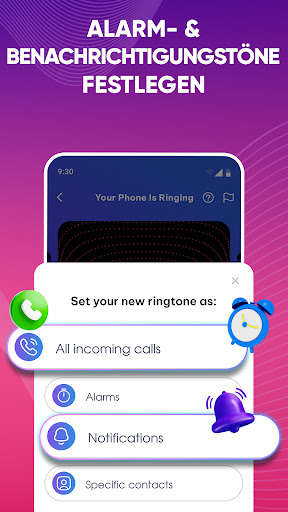Klingelton App für Android Screenshot