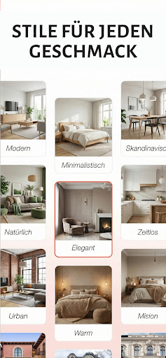 SnapHome: AI Wohnungsdesign Screenshot