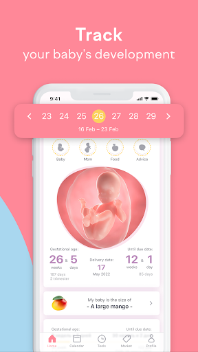 Captura de pantalla de Pregnancy Tracker: amma