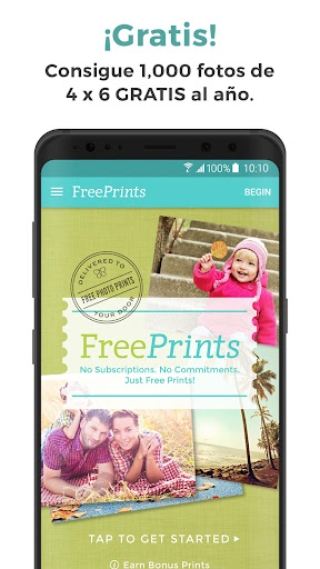 Captura de pantalla de FreePrints