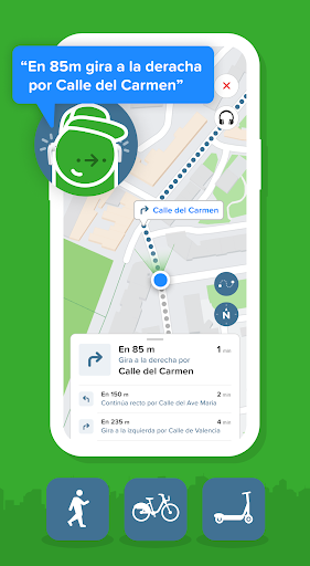 Captura de pantalla de Citymapper: Tren, Bus y Metro