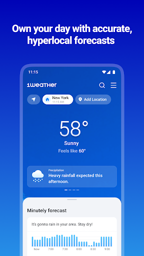 1Weather: Forecast & Radar Screenshot