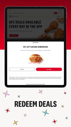 Captura de pantalla de KFC US - Ordering App