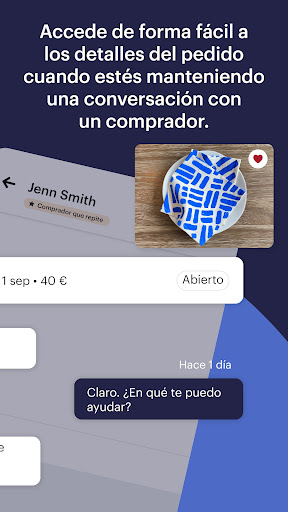 Captura de pantalla de Etsy Seller: tu tienda