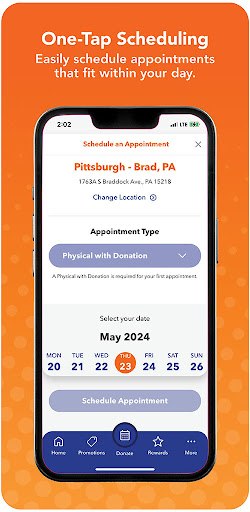 Captura de pantalla de BioLife Plasma Services
