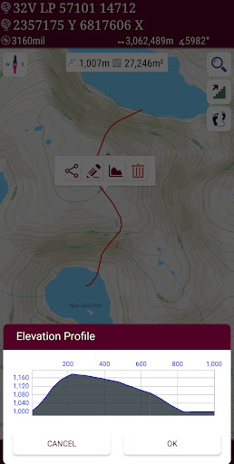 Captura de pantalla de Mgrs & Utm Mapa Pro