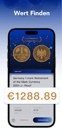 HeritCoin: Münzwert erkennen Screenshot